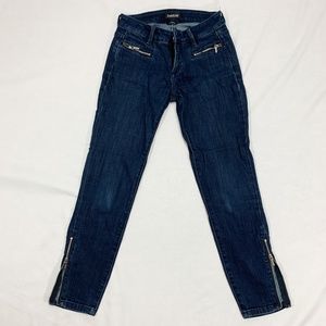 🟩 2 FOR $30 SALE BEBE dark blue skinny jeans